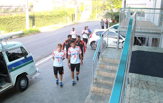 Treino Flamengo Academia São Paulo (Foto: Thales Soares)