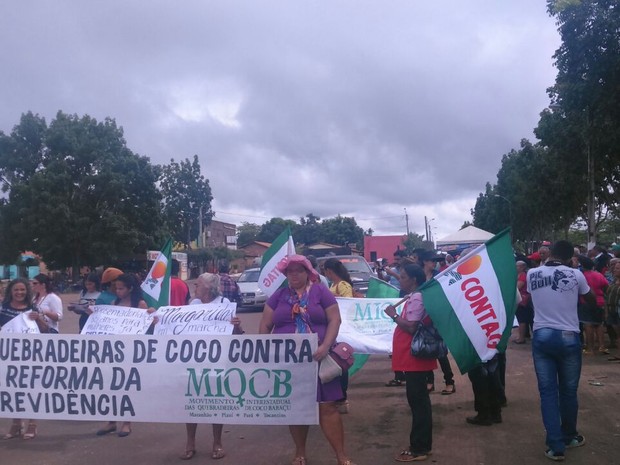 Trabalhadores rurais são contra a reforma na previdência (Foto: Fátima Barros)