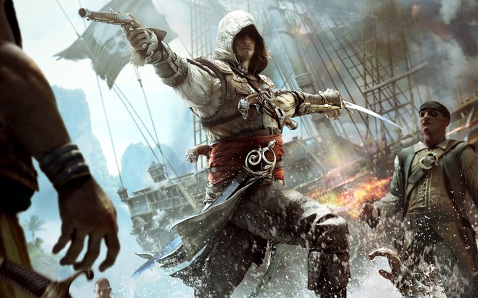 Assassin's Creed 4: Black Flag agregou piratas ao universo de AC (Foto: Divulgação/Ubisoft) (Foto: Assassin's Creed 4: Black Flag agregou piratas ao universo de AC (Foto: Divulgação/Ubisoft)) Assassin's Creed 4: Black Flag agregou piratas ao universo de AC (Foto: Divulgação/Ubisoft) (Foto: Assassin's Creed 4: Black Flag agregou piratas ao universo de AC (Foto: Divulgação/Ubisoft))
