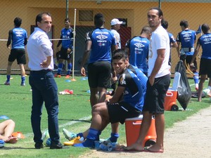 Treino do Vasco Rodrigo Caetano (Foto: Edgard Maciel)