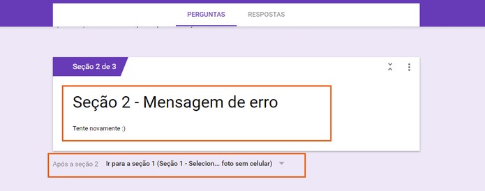 Personalize a mensagem de erro para os cliques nas fotos incorretas (Foto: Reprodução/Barbara Mannara)
