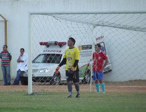 Messi, goleiro do Palmeira-RN (Foto: Tiago Menezes/GLOBOESPORTE.COM)