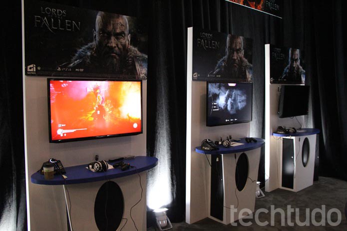 Lords of the Fallen foi testado pelo TechTudo na E3 2014 (Foto: Felipe Vinha/ TechTudo) Lords of the Fallen foi testado pelo TechTudo na E3 2014 (Foto: Felipe Vinha/ TechTudo)