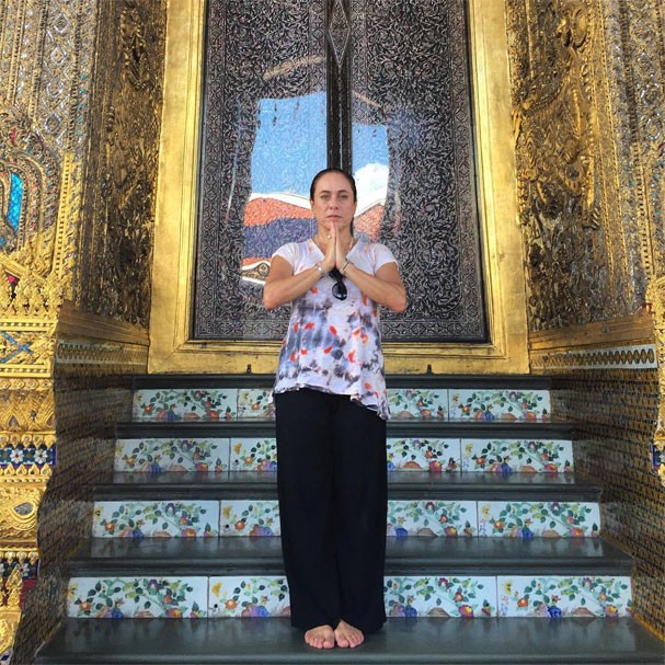 Cissa Guimarães no Grand Palace, em Bangkok, Tailândia (Foto: Reprodução/Instagram)
