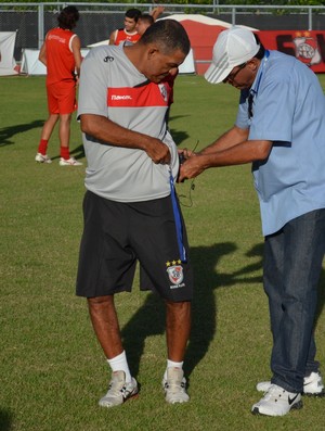 Edmilson Santos, técnico do River Plate (Foto: João Áquila / GLOBOESPORTE.COM)