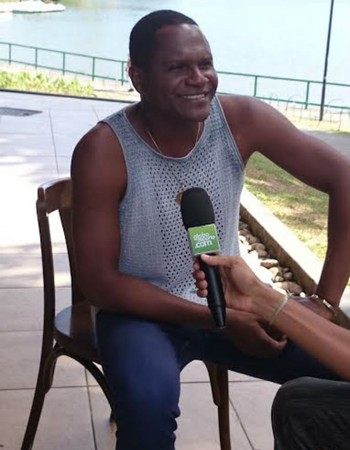 Tatau em entrevista para o GloboEsporte.com (Foto: Eric Luis Carvalho)