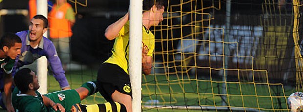 Lewandowski, Borussia Dortmund x Bursaspor (Foto: Reprodução/Site Oficial do Borussia Dortmund)