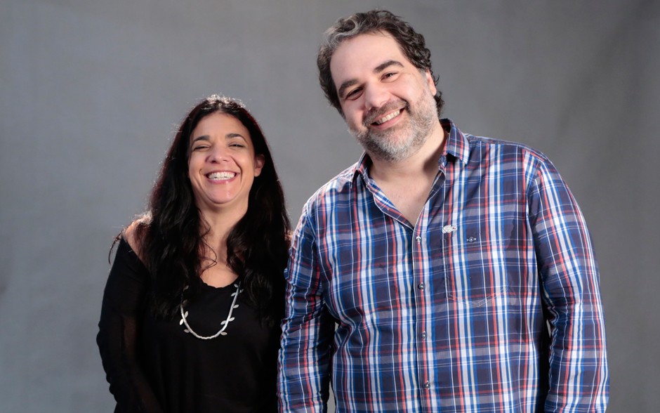 Filipe Miguez e Izabel de Oliveira, autores de G3R4Ç4O BR4S1L (Foto: Felipe Monteiro / TV Globo)