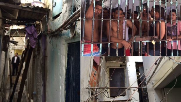 Chamada 'Minha Cela Minha Vida', essa é a 'área VIP' do presídio, onde detentos pagam para 'fugir' da superlotação (Foto: Ministério Público/BBC)