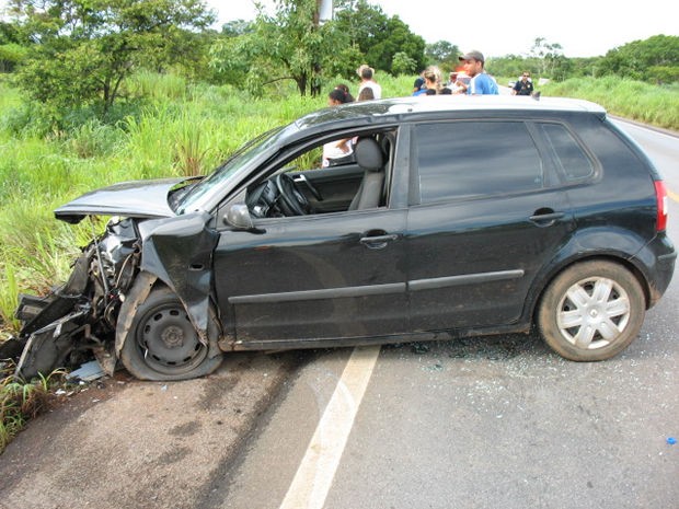 Acidente ocorreu na BR-070, próximo a cidade de Cáceres (MT). (Foto: PRF)