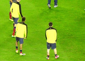 gramado Camp Nou treino Barcelona (Foto: Claudia Garcia) gramado Camp Nou treino Barcelona (Foto: Claudia Garcia)