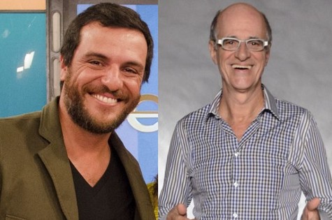 Rodrigo Lombardi e Marcos Caruso (Foto: TV Globo)