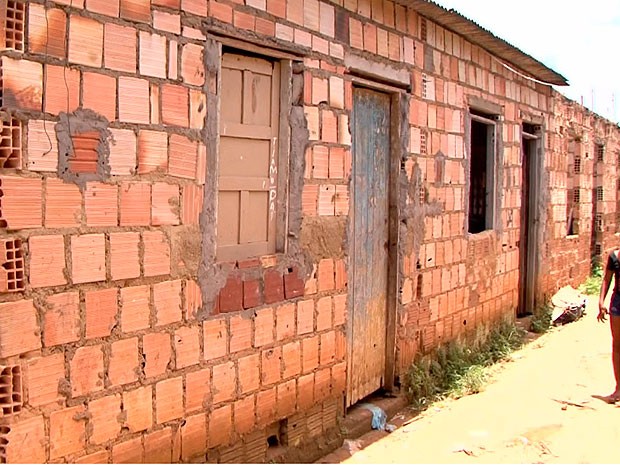 Casa onde ocorreu o crime n cidade de Ilhéus, na Bahia. (Foto: Imagens/TV Bahia)