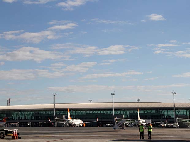 Píer Norte do Aeroporto JK, em Brasília (Foto: Vianey Bentes/TV Globo)