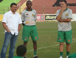 Sérgio Caetano no treino do Barretos (Foto: Jânio Munhoz / BEC)