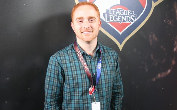 Dustin Beck, co-fundador da Riot Games, falou sobre o All-Star (Foto: Felipe Vinha/TechTudo)