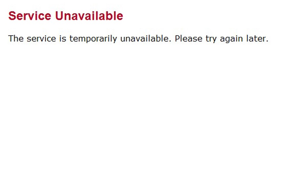 Mensagem que aparecia na página para inscrição na Corrida de Reis (Foto: Reprodução)