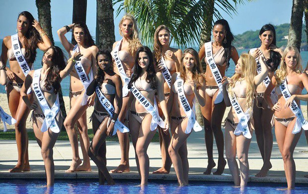 Luciane Escouto vôlei concurso miss (Foto: Divulgação / Miss Brasil World)