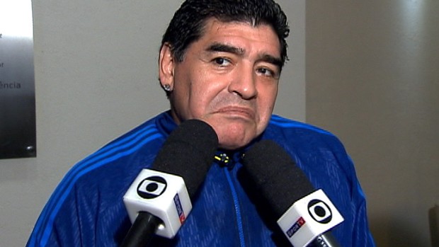 Diego Armando Maradona (Foto: Reprodução/TV Globo)