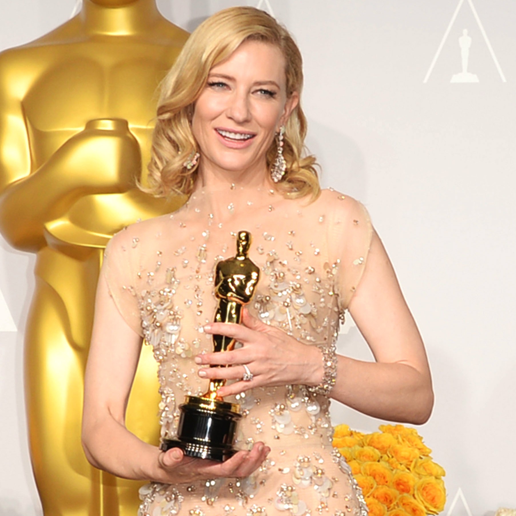 A cara da riqueza: Cate Blanchett no Oscar 2014. (Foto: Getty Images)