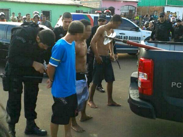 Operação foi deflagrada às 6h para prender os suspeitos em flagrante (Foto: Divulgação/Polícia Civil) Operação foi deflagrada às 6h para prender os suspeitos em flagrante (Foto: Divulgação/Polícia Civil)