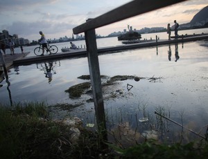poluição lagoa rodrigo de freitas (Foto: Agência Getty Images)