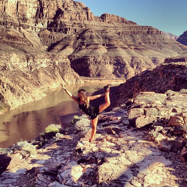 Daniele Suzuki no Grand Canyon em Las Vegas, nos Estados Unidos (Foto: Instagram/ Reprodução)