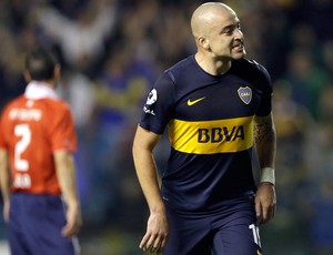 Santiago Silva, Boca Juniors x Independiente (Foto: Agência AP)