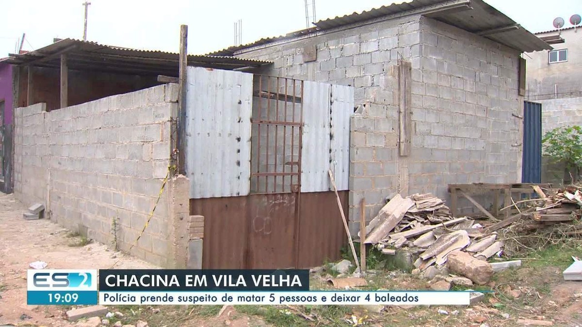 Suspeito De Matar Cinco Pessoas Em Chacina Preso Em Vila Velha Es