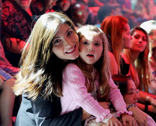 Aline de Padua Lara Mulher e filha Daniel (Foto: Isabella Pinheiro/TV Globo)