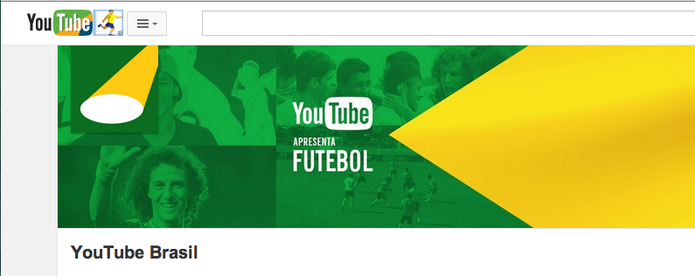 YouTube Apresenta: Futebol, a melhor seleção de vídeos sobre a Copa do Mundo 2014 (Foto: Reprodução/YouTube) YouTube Apresenta: Futebol, a melhor seleção de vídeos sobre a Copa do Mundo 2014 (Foto: Reprodução/YouTube)