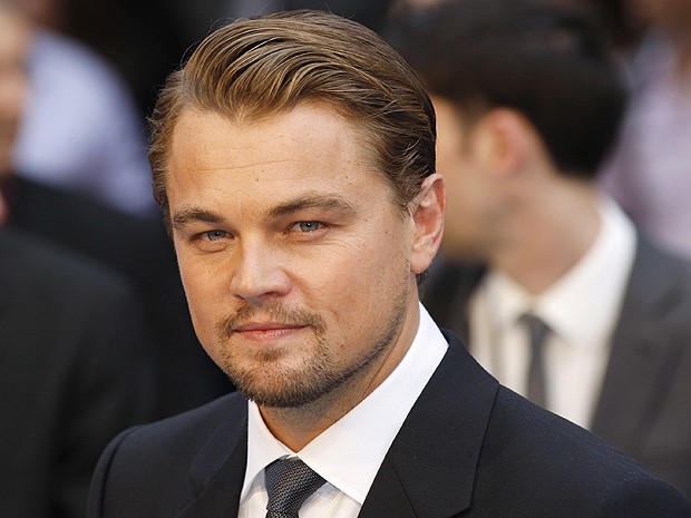 O ator Leonardo DiCaprio na première de 'A origem', em um cinema de Londres. (Foto: Sang Tan/AP)