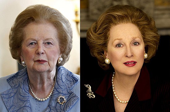 Meryl Streep levou o Oscar de Melhor Atriz por interpretar a primeira-ministra inglesa Margaret Thatcher, em ‘A Dama de Ferro’ (2011). (Foto: Getty Images)