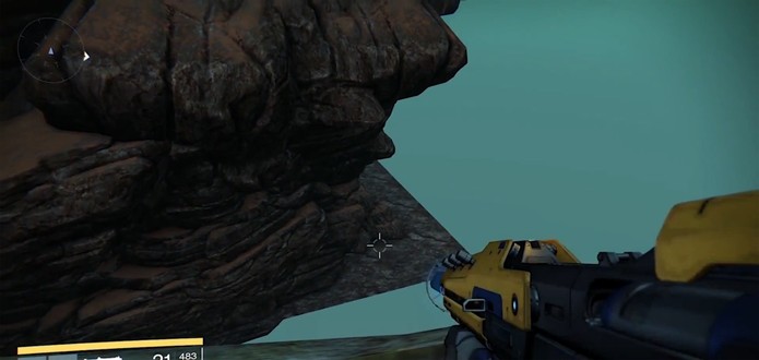 Arena do jogo está inacabada e pode ser acessada em Destiny (Foto: Reprodução/ Youtube) Arena do jogo está inacabada e pode ser acessada em Destiny (Foto: Reprodução/ Youtube)
