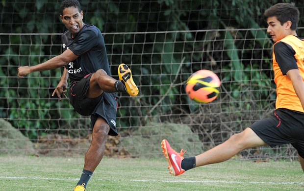 Cleber Santana Flamengo treino (Foto: Alexandre Vidal / Flaimagem)