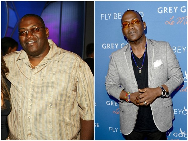 Randy Jackson em 2002 e 2014 (Foto: Getty Images)