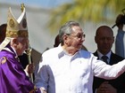 Papa reza missa e defende espaço maior para Igreja Católica em Cuba