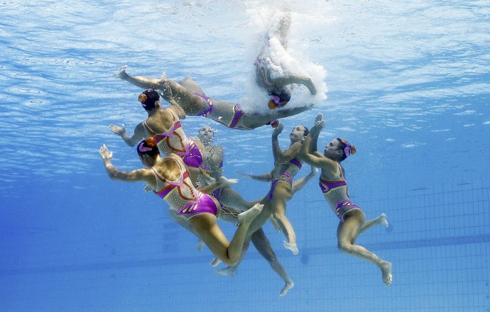 Nado sincronizado Brasil (Foto: REUTERS/Stefan Wermuth)