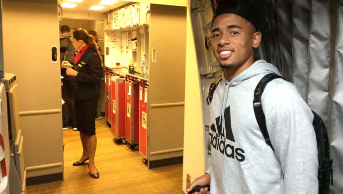 gabriel jesus viagem (Foto: Guilherme Pereira) gabriel jesus viagem (Foto: Guilherme Pereira)
