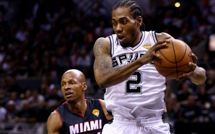 Kawhi Leonard Miami Heat x San Antonio Spurs NBA Jogo 5 (Foto: Getty Images )