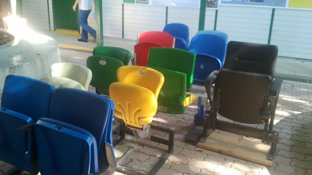 Cadeiras Maracanã (Foto: GLOBOESPORTE.COM)