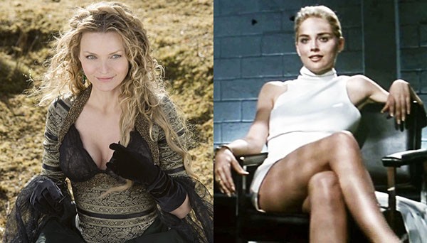 Michelle Pfeiffer e Sharon Stone (Foto: Reprodução)