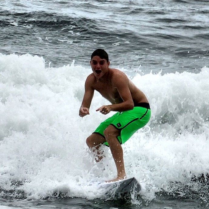 Adryan flamengo surfe (Foto: Reprodução / Instagram)