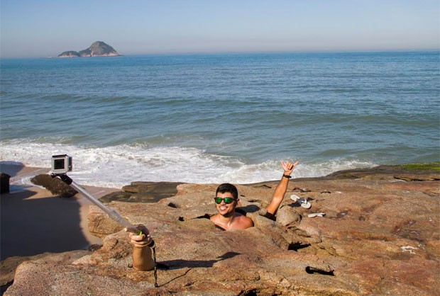 Pedra da Lua faz sucesso em Guaratiba, na Zona Oeste do Rio (Foto: Bruno Santana / Arquivo Pessoal / 360 Sports) Pedra da Lua faz sucesso em Guaratiba, na Zona Oeste do Rio (Foto: Bruno Santana / Arquivo Pessoal / 360 Sports)