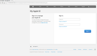 Falso site da Apple pede credenciais de usuários após suposta compra no iTunes (Foto: Reprodução/Symantec) Falso site da Apple pede credenciais de usuários após suposta compra no iTunes (Foto: Reprodução/Symantec)