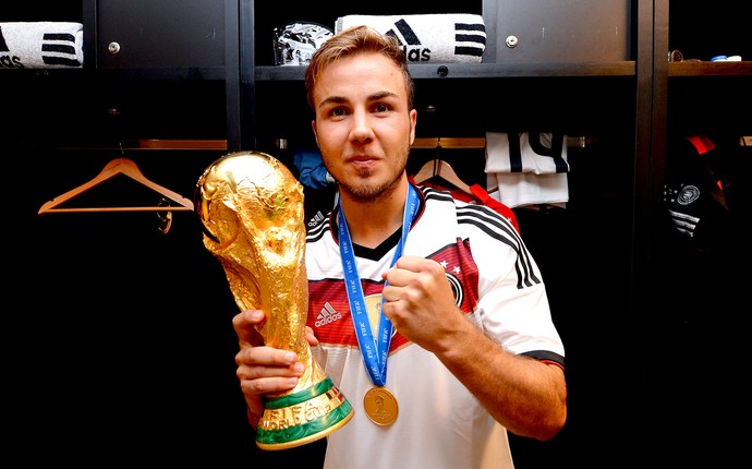 Mario Gotze taça da Alemanha Copa do Mundo (Foto: Getty Images)
