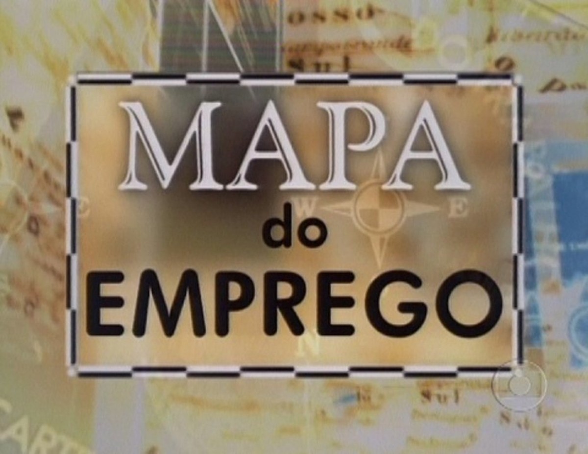 Mapa Do Emprego No Brasil Jornal Da Globo Memoriaglobo