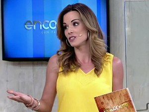 Ana Furtado comenta acidente doméstico (Foto: TV Globo)