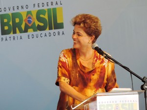 Presidente Dilma Rousseff participou da inauguração do Conjunto Habitacional João Domingos Netto