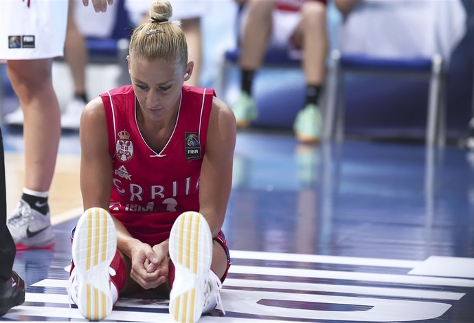 Milica Dadovic - musa sérvia é eliminada do mundial de basquete (Foto: Divulgação/Fiba)